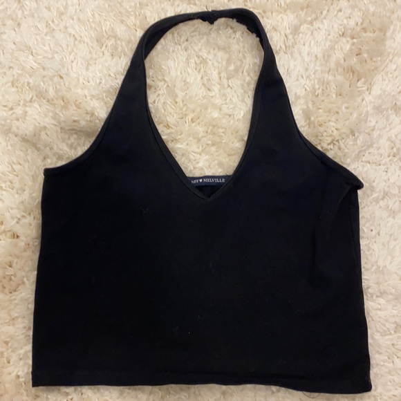 Brandy Melville Tops - brandy melville Alexis halter top black